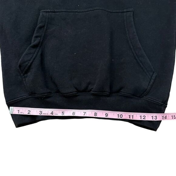 Big Baller Brand ~ Black w/ Red Glitter ~ Hooded Pullover Sweatshirt ~ size Sm - Picture 7 of 7